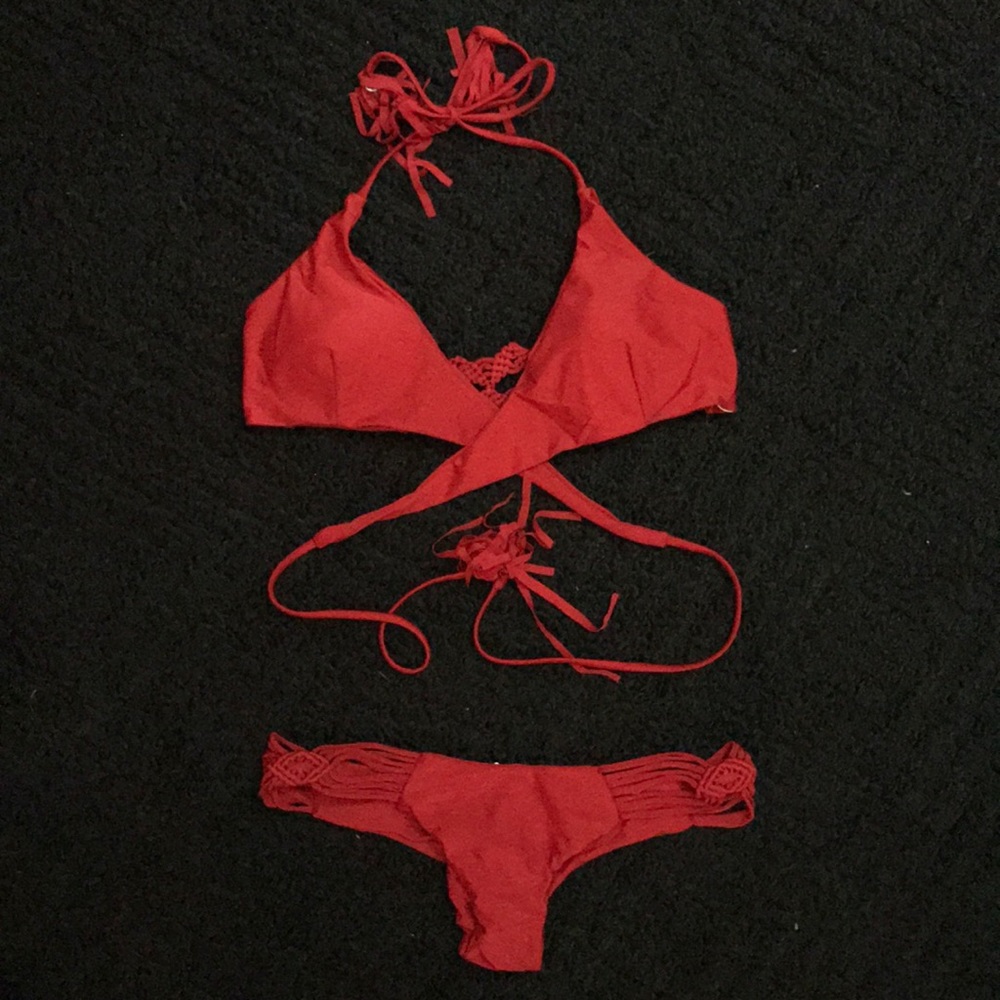 Brand new red bikini